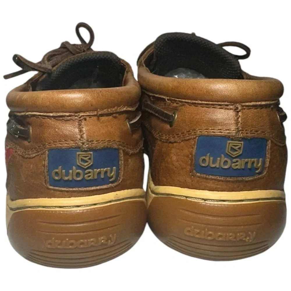 Dubarry of Ireland Men’s Size 7.5 Brown Leather Casual Gore-Tex Boat Deck Shoes